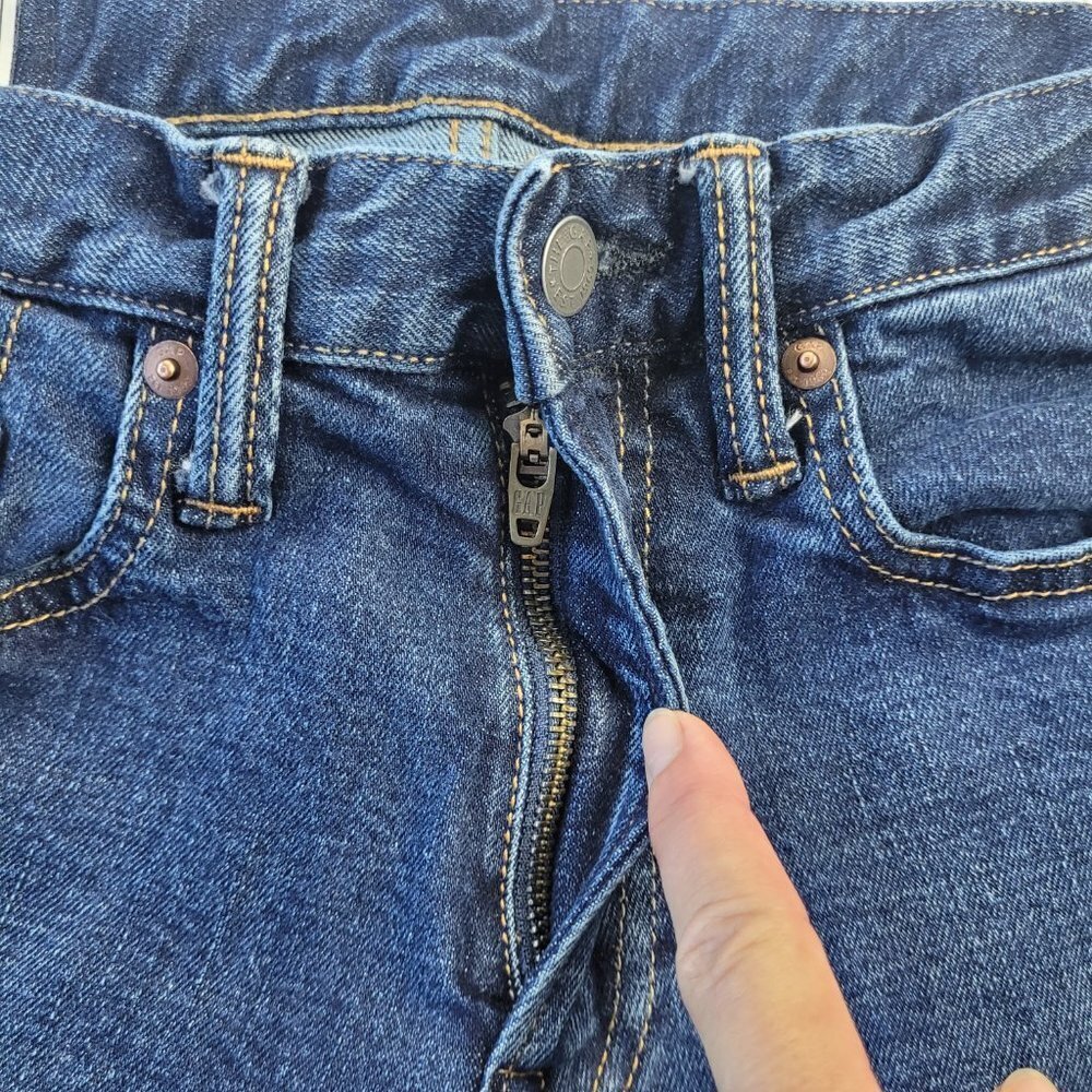 ✅ Gap Woman’s Blue jeans slim size 28 - Picture 8 of 12